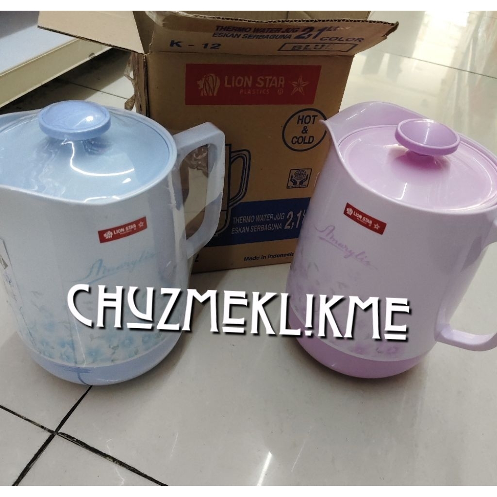 Thermo water jug Lion star 2,1 liter K-12/Termos air lion star 2,1 liter/teko plastik lion star