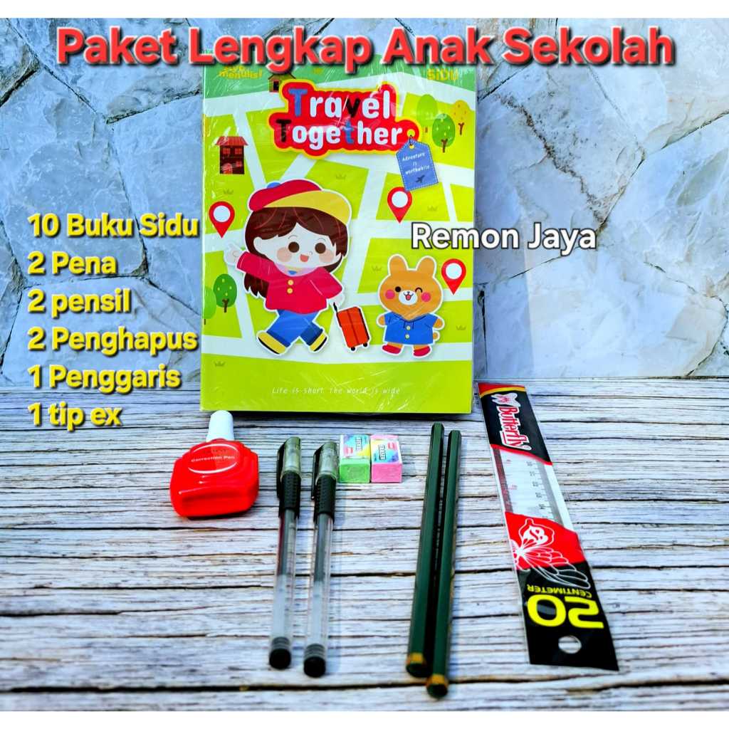 

(promo) paket lengkap buku tulis sidu 38 lembar 10 buku