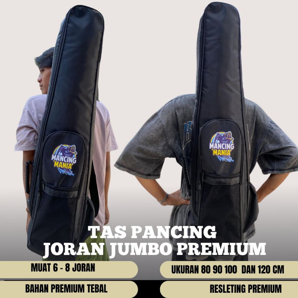 Tas Pancing Joran Joran Pancing Anti Air Waterprof Jumbo Ukuran 80 100 120cm Ransel Pancing