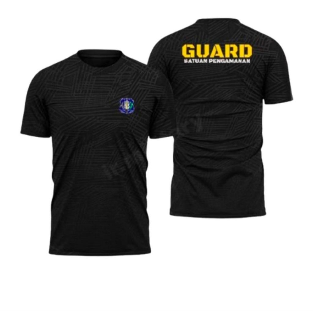 KAOS GUARD SATUAN PENGAMAN BISA COD // KAOS LENGAN PENDEK GUARD SATUAN PENGAMAN COD