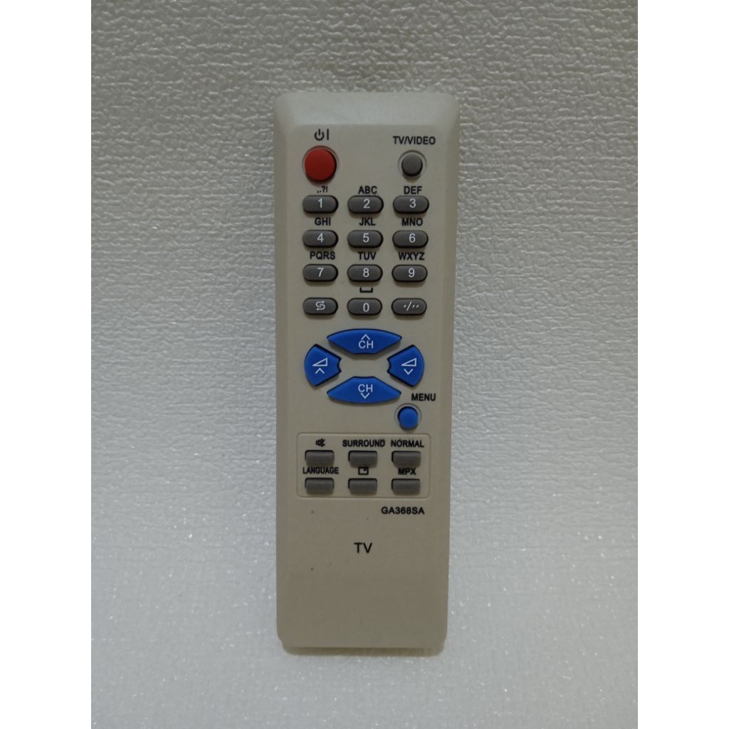 Remot Tv SHARP/ Remot tv tabung Sharp GA368SA cembung slim flat.