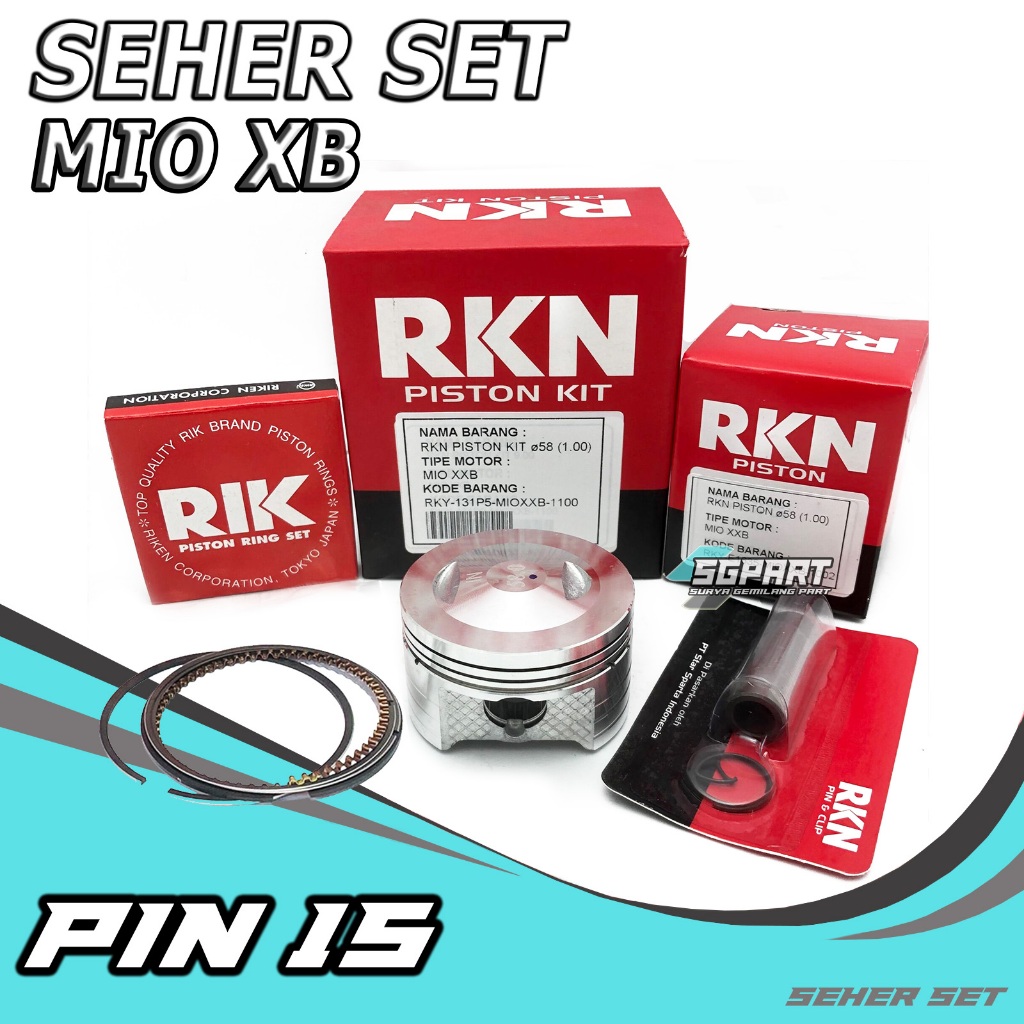 SEHER SET MIO XB 53.5 54 54.5 55 55.5 56 Pin Pen 15 RKN