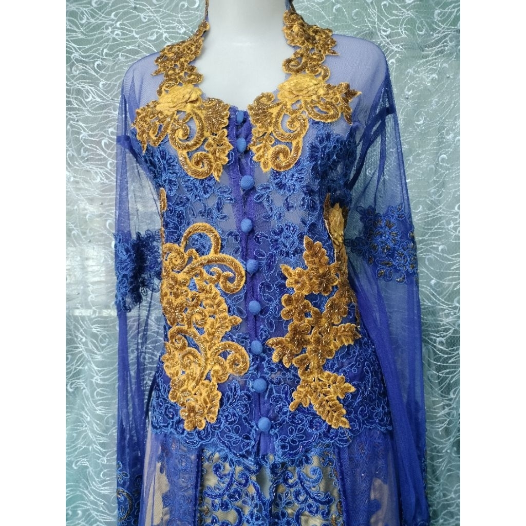 PRELOVED KEBAYA NAVY GOLD