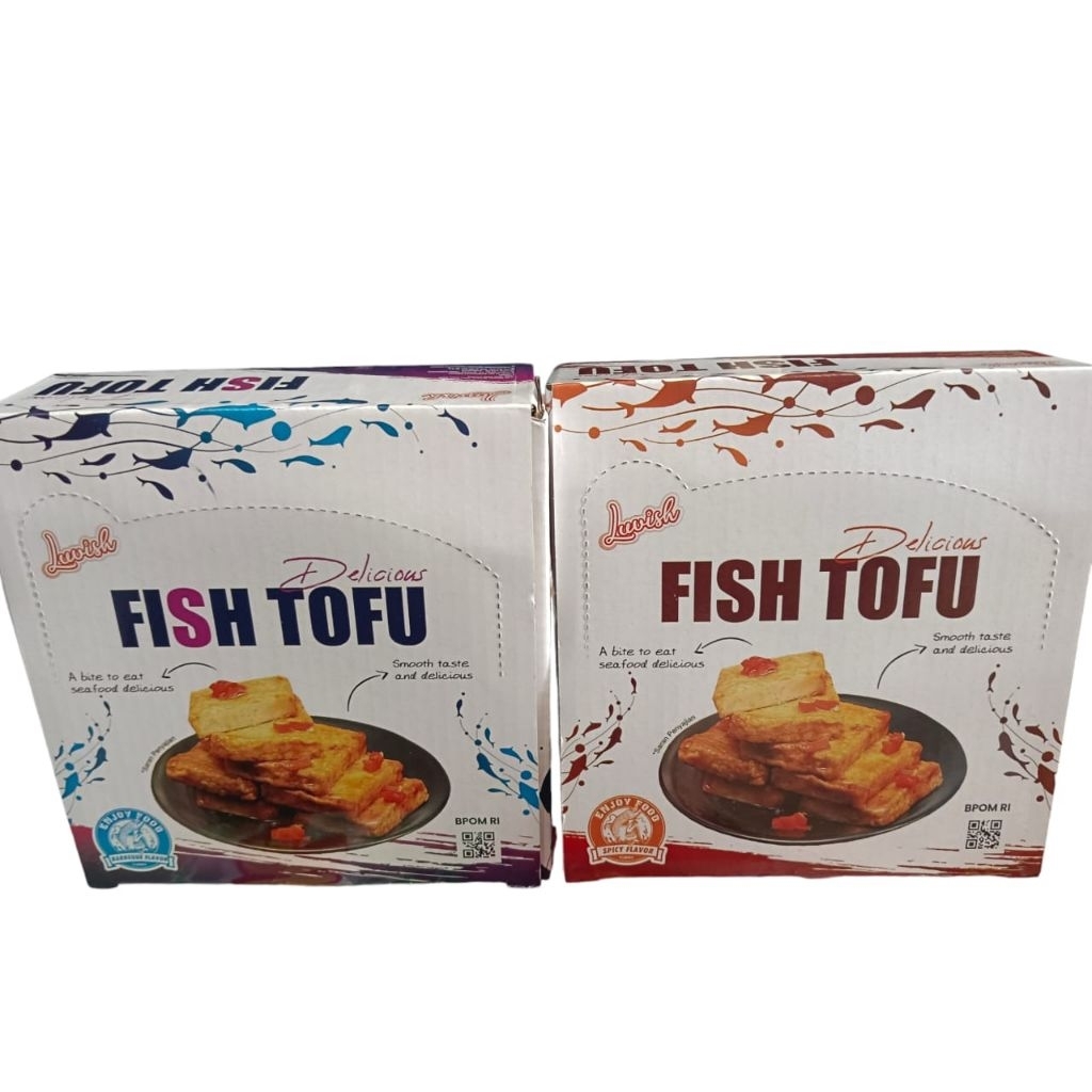 

FISH TOFU deliciousA bite to eat seafood delicious Smooth taste and delicious Enjoy food Varian Barbeque flavor Spicy flavor BPOM RI Ikan olahan bentuk tahu 240g/30 pcs @8g