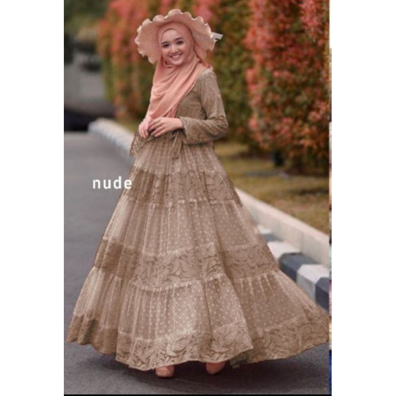 PROMO - GAMIS SUSUN DOTTY / GAMIS NADIRA DRESS TILLE DOTTY BUSUI FRENDLY BAJU GAMIS POLKADOT | BAJU 