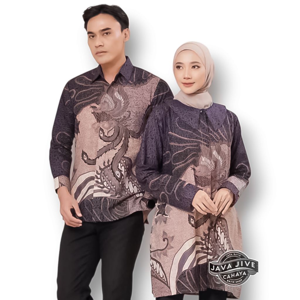 Atasan Baju Batik Tunik Blus Kemeja Hem Eklusif New Motif Nimas Bahan Katun Prima Halus Quality Eleg