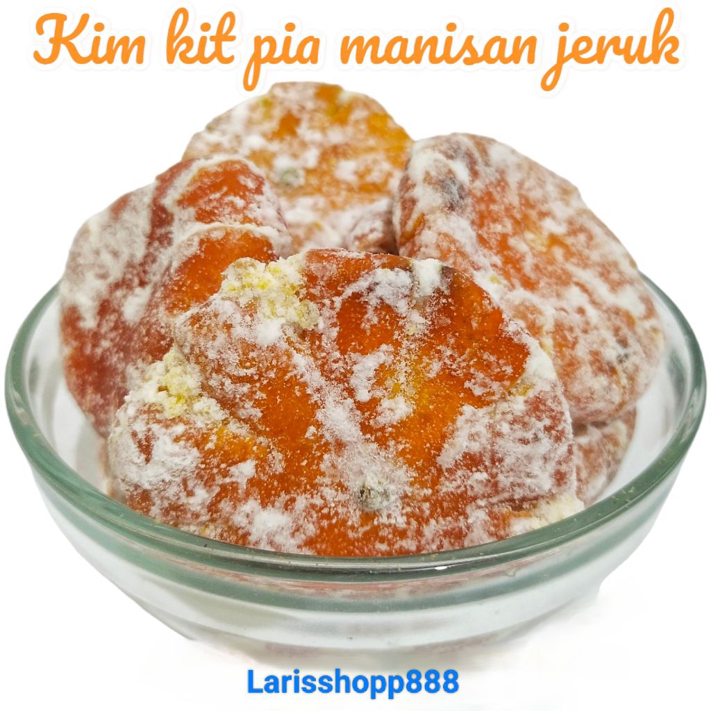

Kim kit pia 100gram / manisan jeruk 100gr manisan LS