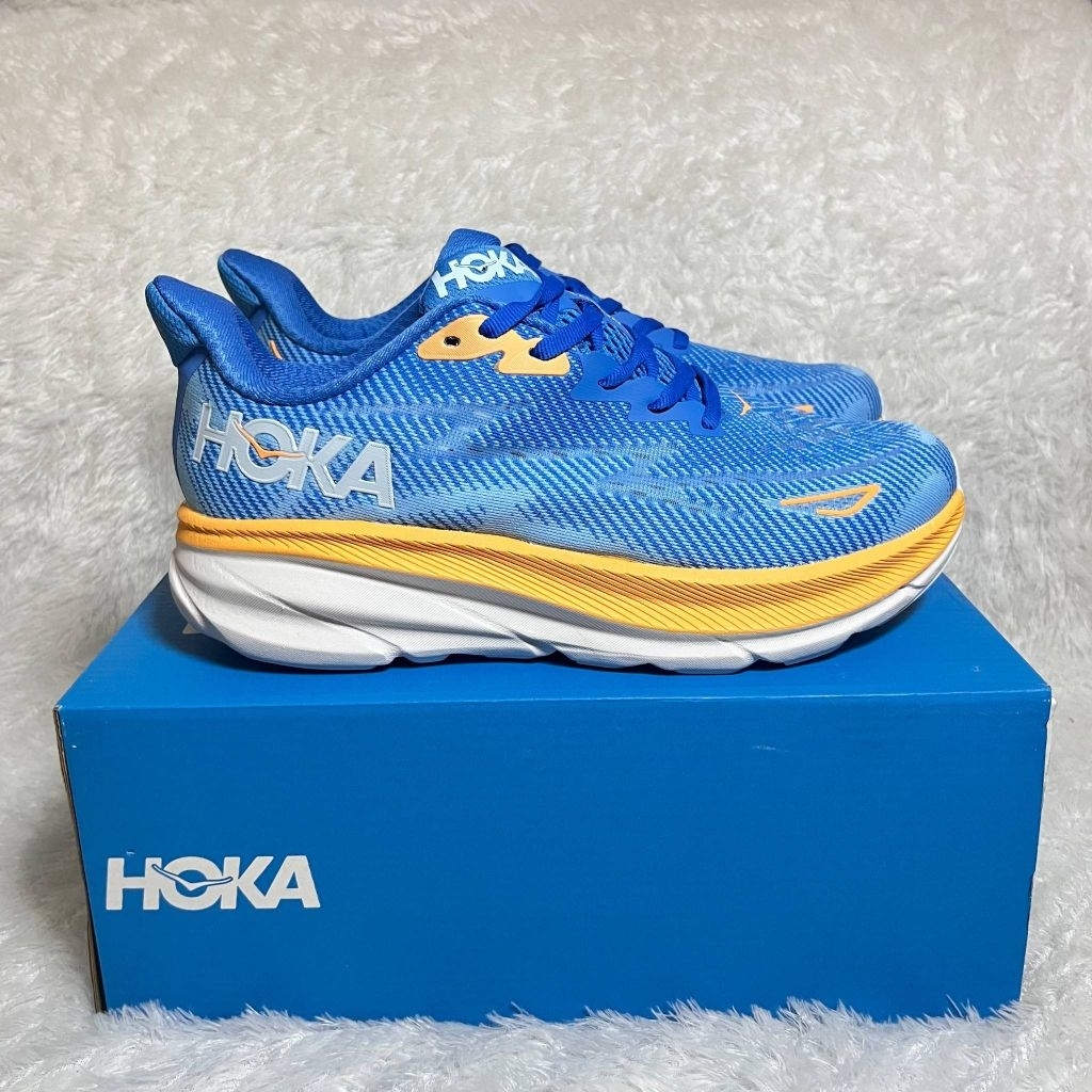 Sepatu Running Hoka Clifton 9 Coastal Sky Blue