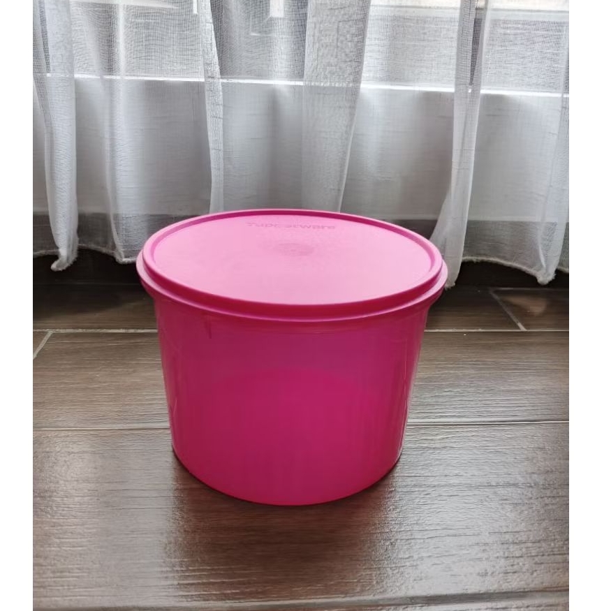 Toples Tupperware Texture Canister PINK (2.4 Liter)