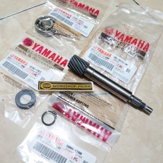 paket as puli pully belakang rasio gir box cvt bearing seal klip mio lama sporty smile soul fino nou