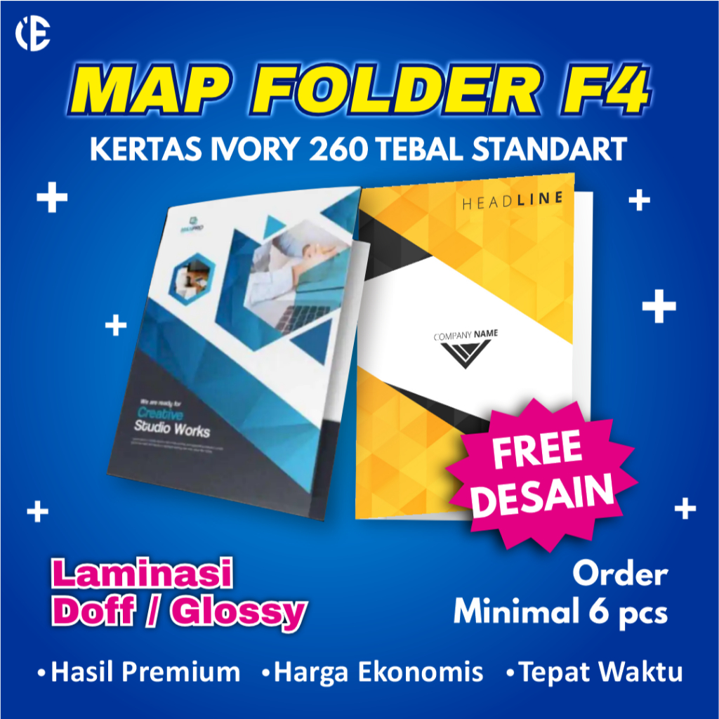 

MAP FOLDER F4 BESAR Kertas Ivory 260 tebal Warna /STOP MAP / Map Sekolah / Kantor / Usaha Custom