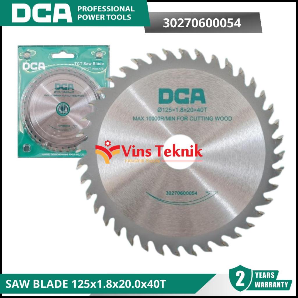 Saw Blade Mata Gergaji Circular Saw 5 inch 40T DCA 125x1.8x20.0x40T