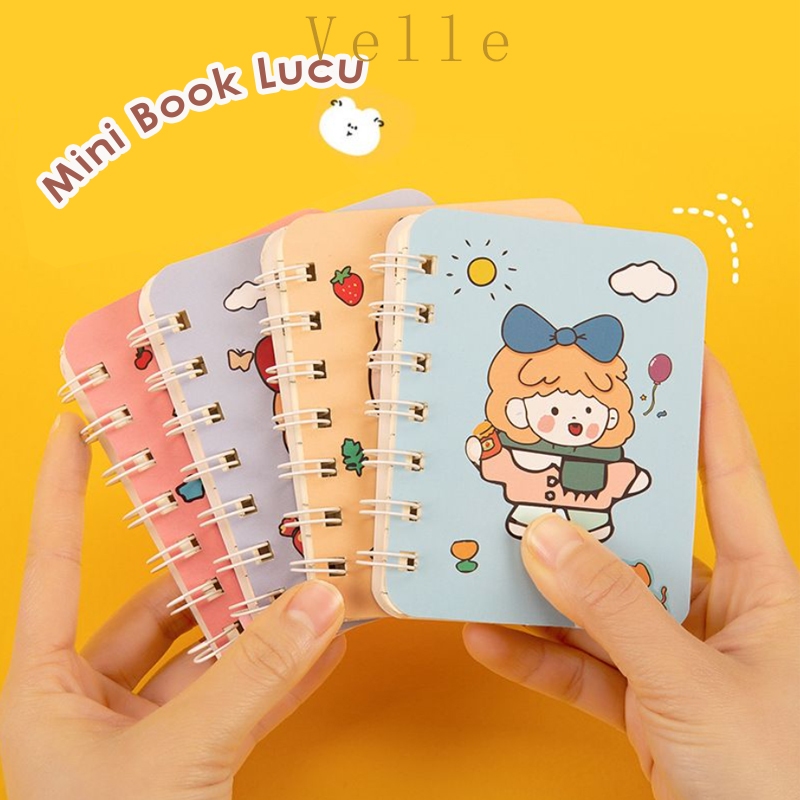 

VELLE A7 Mini Book Lucu/ Diary Mini/ Buku Catatan Anak-anak/ Buku mini