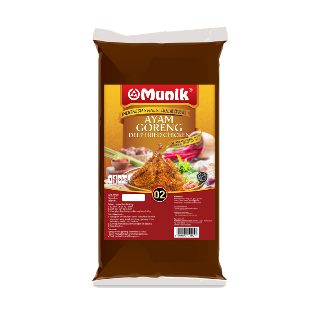 

Bumbu Munik Ayam Goreng - 1000gr