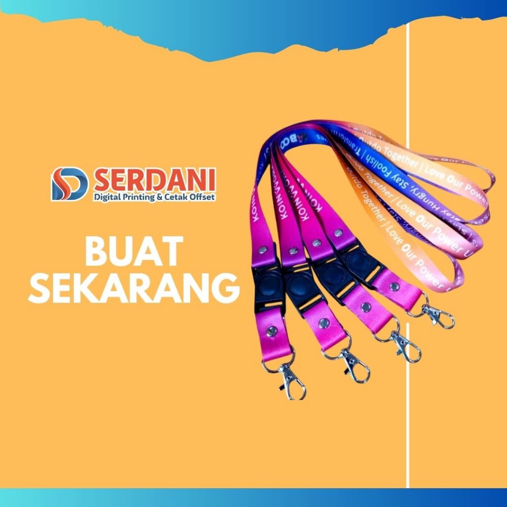 

CETAK TALI LANYARD 2 ATAU 1 MUKA PRINTING SUBLIM BAHAN TISSUE UKURAN 2 CM 2 ATAU 1 MUKA