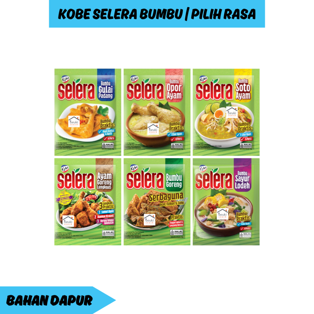 

Kobe Selera Bumbu Masak Instan Berbagai Varian Pilih Rasa