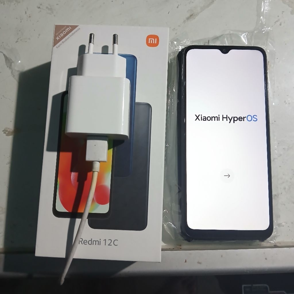 Hp Android Gaming Bekas Redmi 12C 4GB/128GB