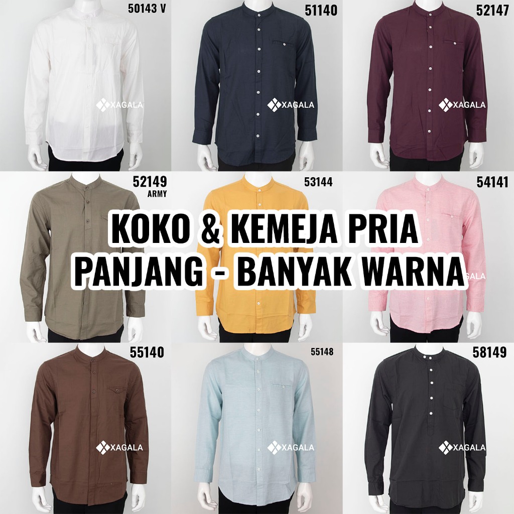 KEMEJA KOKO PRIA PANJANG EZIO