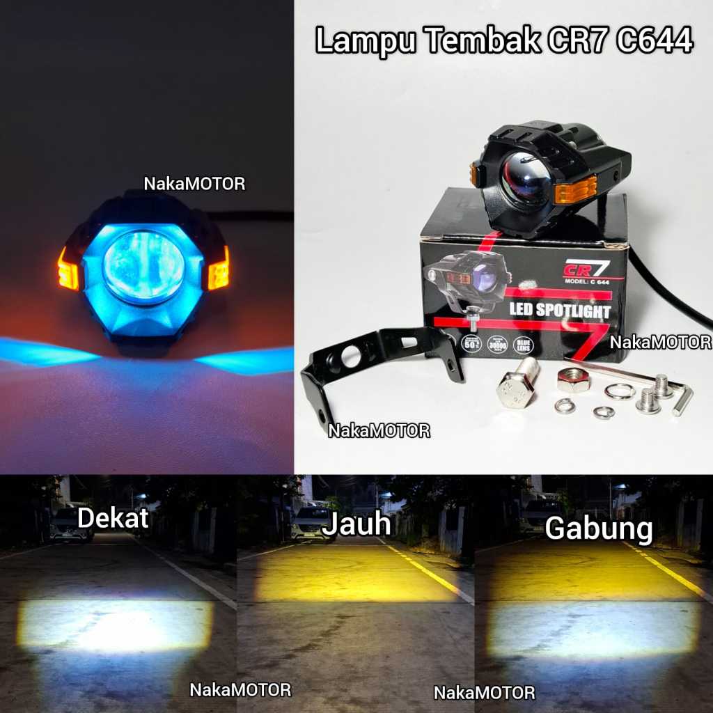 CR7 Lampu Tembak Laser Mini C644 Waterproof