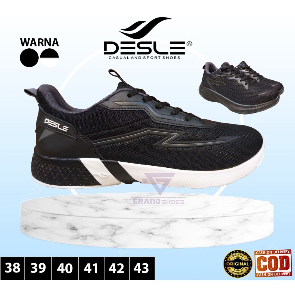DESLE ORIGIN PUERTO RICO Unisex Sneakers Sepatu Sekolah Fashion Perempuan Laki Laki Original