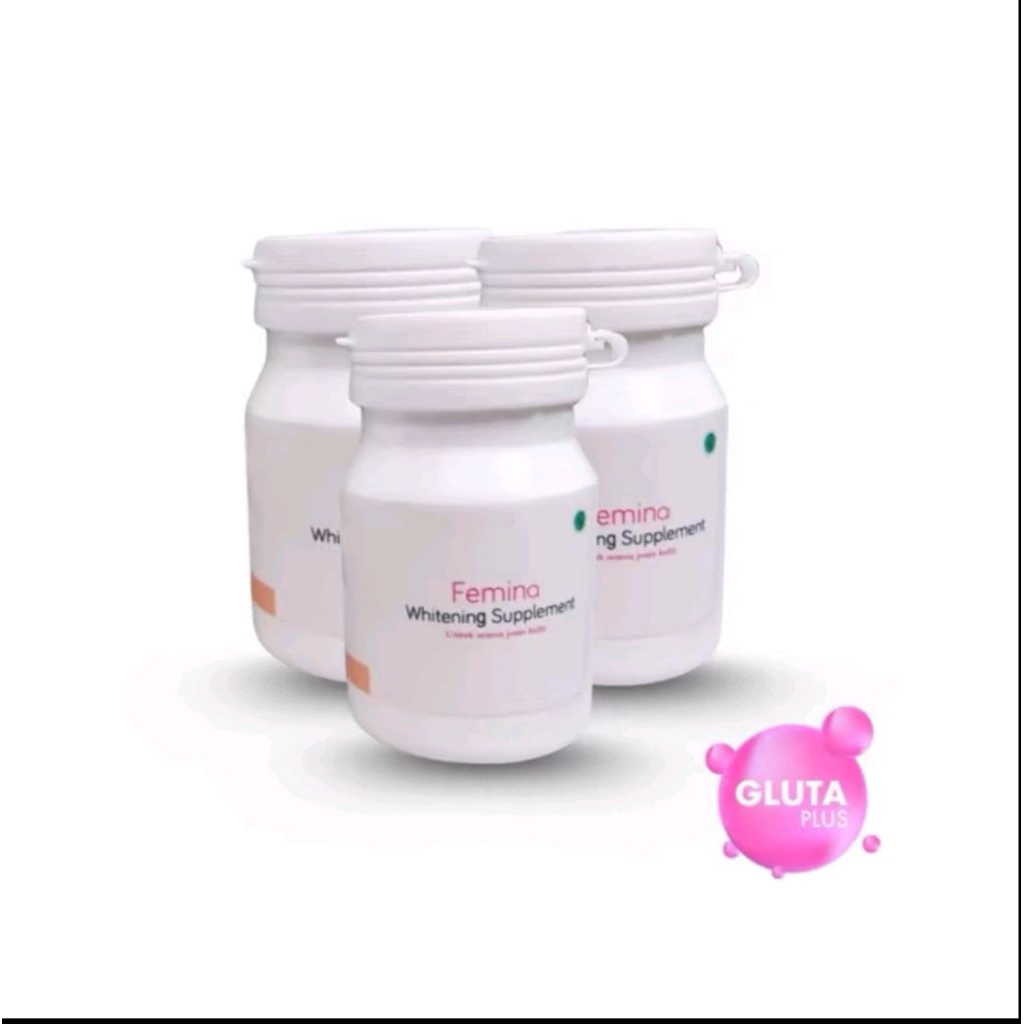 femina whitening suplemen-memutihkan kulit pencerah mencerahkan
