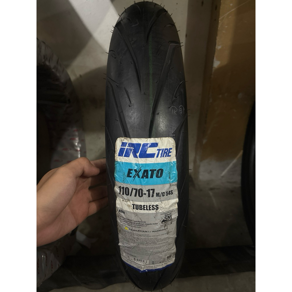 IRC EXATO 110/70 RING 17 TUBELESS