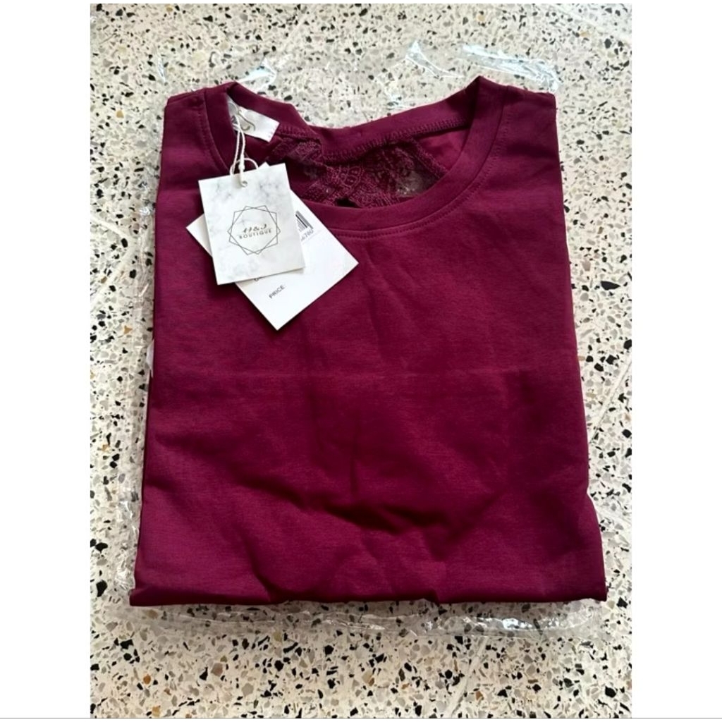 H&J Atasan Renda BKK - Burgundy