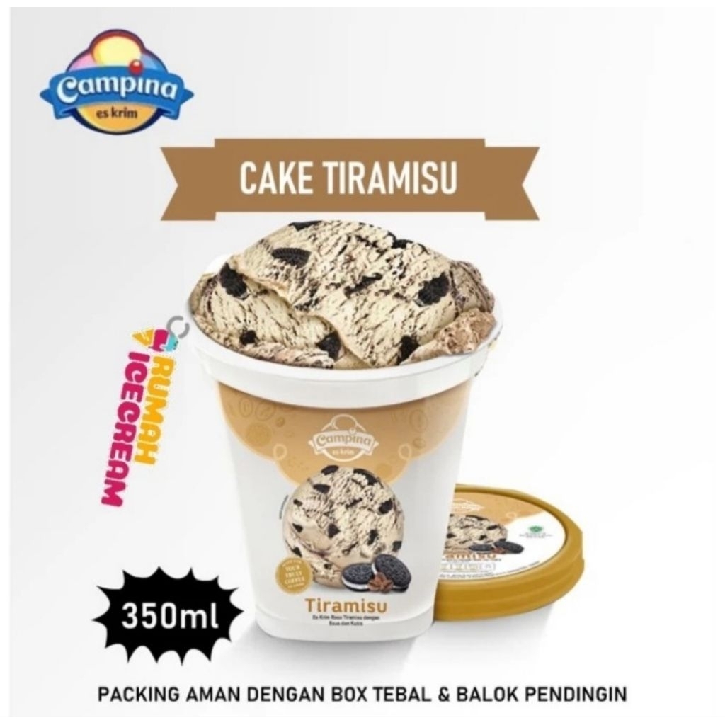 

Campina Ice Cream Tiramisu Cake 350 ml