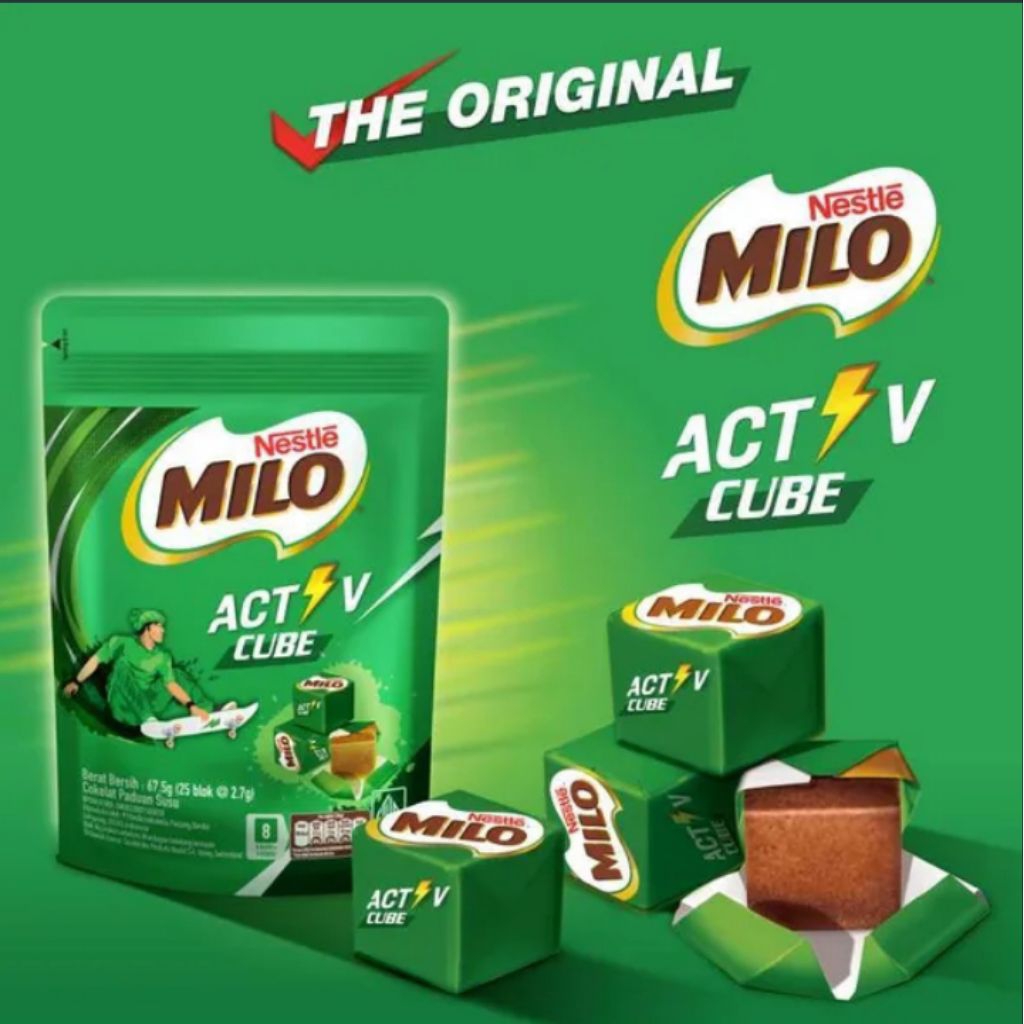 

MILO ACTIVE CUBE 1 KARTON 20 POUCH @ 25 PCS ED MEI 2026