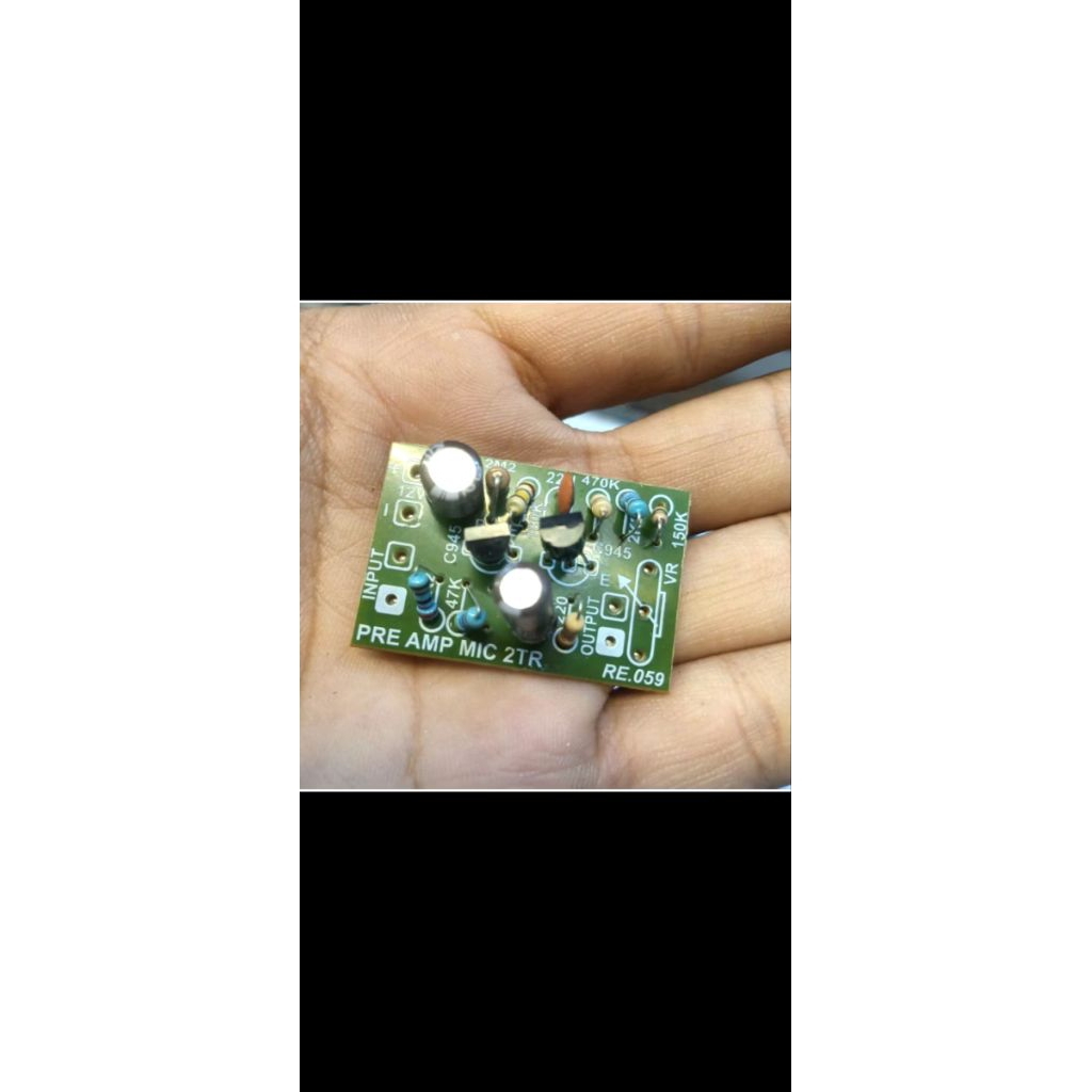 kit pre amp mic 2 tr