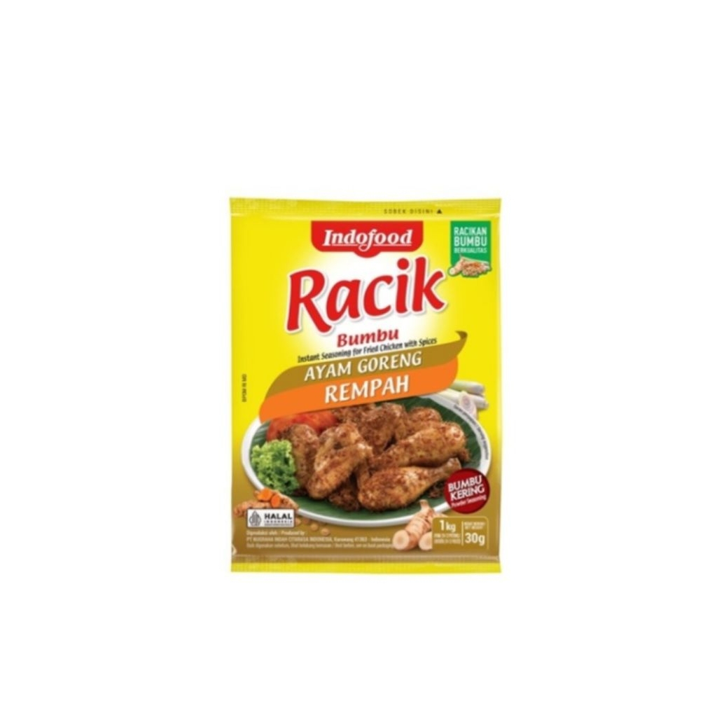 

Indofood bumbu racik ayam goreng pack 30 gram