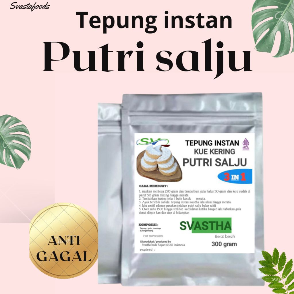 

Tepung Instan Kue Kering Putri Salju