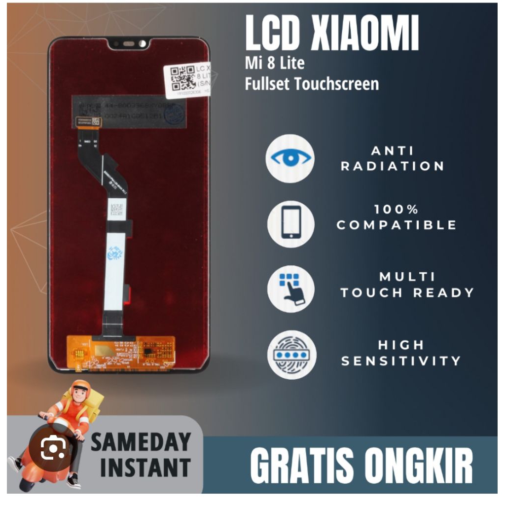 lcd Xiaomi mi 8 lite lcd mi8 lite lf super