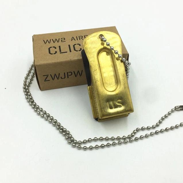 WW2 US Airborne CRICKET CLICKER American D-Day Normandy Paratroopers Signals