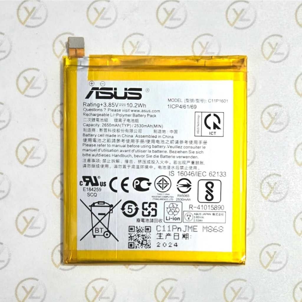 Baterai Asus Zenfone 3 Baterai Asus Zenfone Live Baterai Asus C11P1601 Baterai Asus Zenfone 3 5.2 ZE