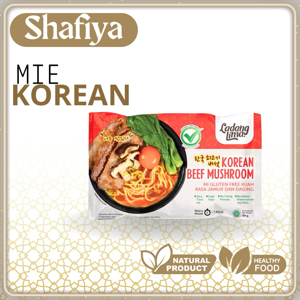 

Mie Korean - Ladang Lima 94 GR Gluten Free