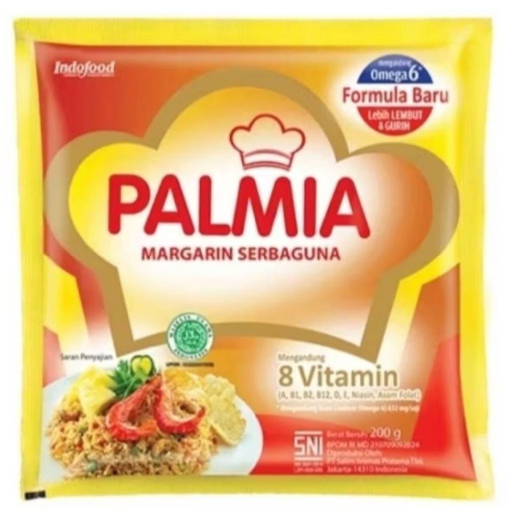 

Mentega Palmia Margarin Serbaguna 200g