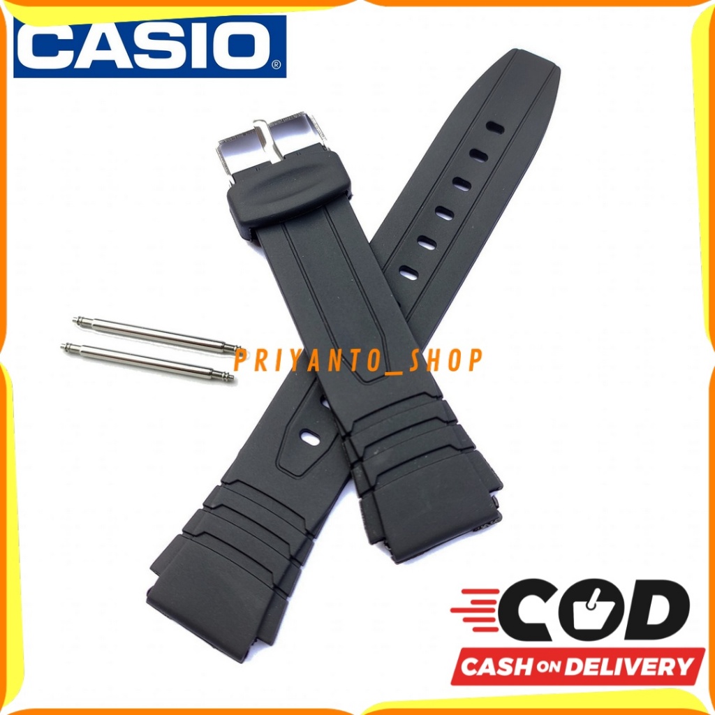 Tali Casio Mw-600 Strap Tali Jam Tangan Casio Pria Wanita MW 600 MW600 MW-600 Bonus Pen Stailnless
