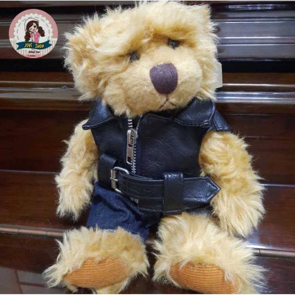 boneka teddy bear Russ Berrie Fireside