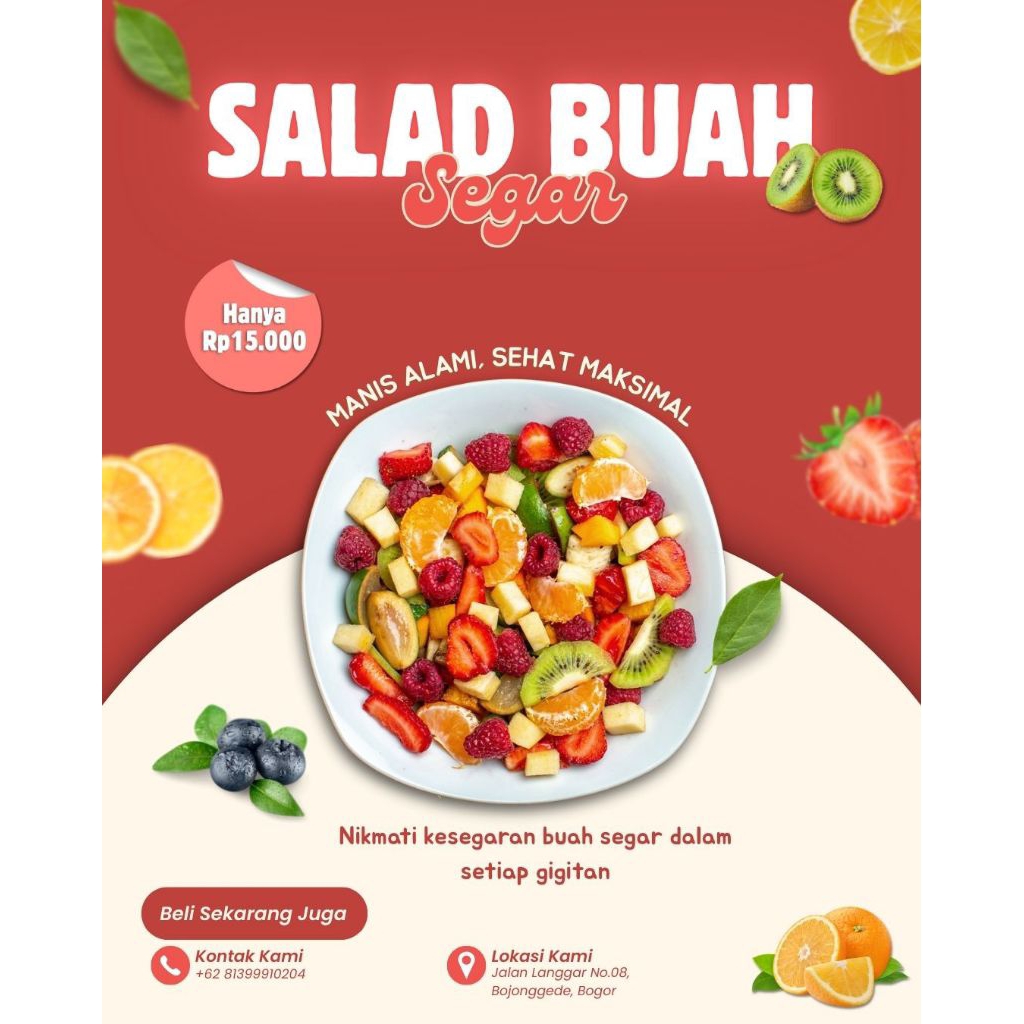 

Salad Buah Premium by Nom Nom Salad