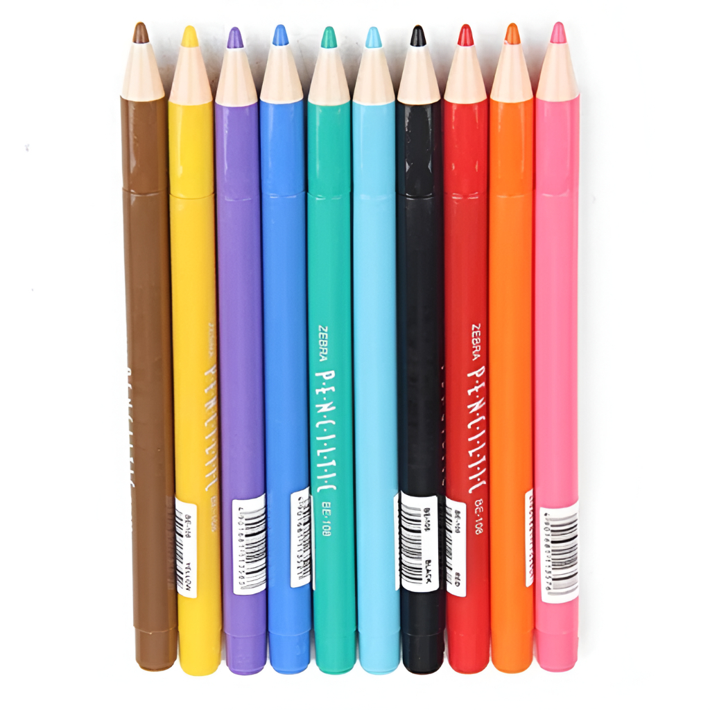 

Set 10 Pcs Zebra Penciltic Fineliner Super Fine 0.4 - Kemasan Blister 10 Colors Pulpen Warna Hias