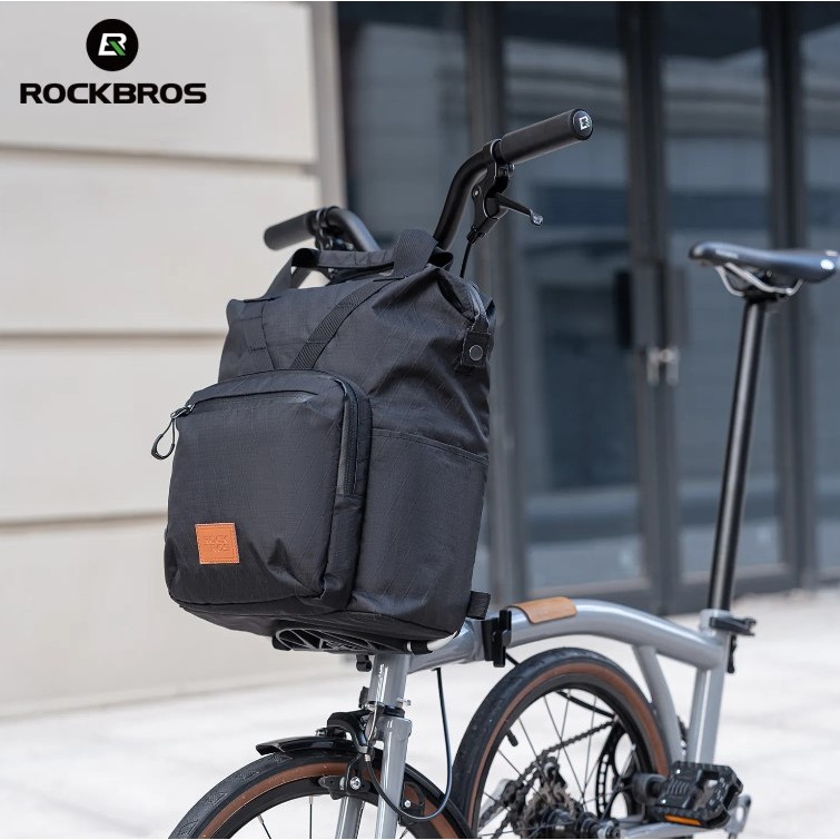 Tas Sepeda Lipat Rockbros 30110072001 Folding Bike Handlebar Bag