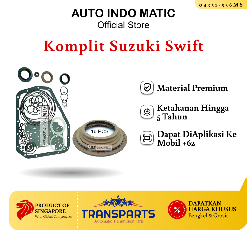Kampas kopling matic Swift SX4 aerio Sil paking seal packing matic aerio swift sx4 Auto Kit 04351-52