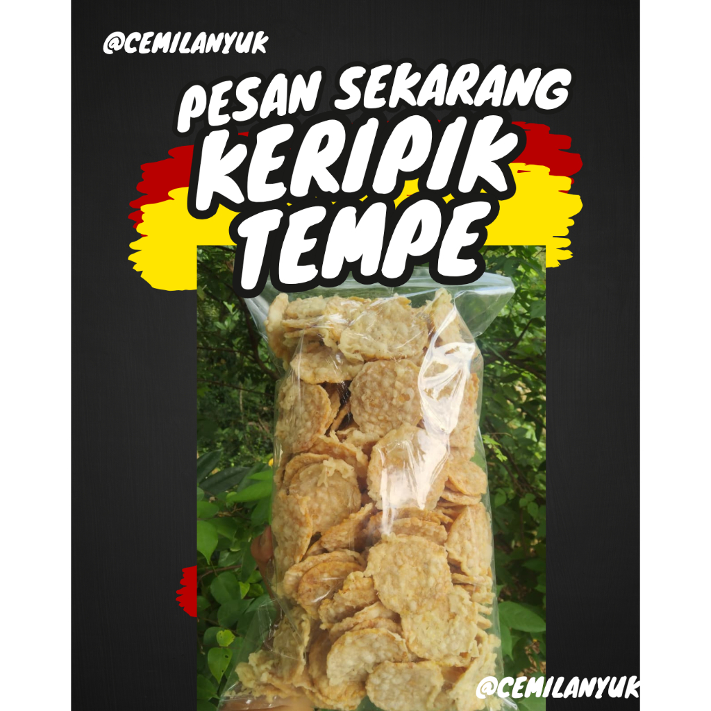 

Cemilan Keripik Tempe 1kg Renyah Original Khas Kebumen