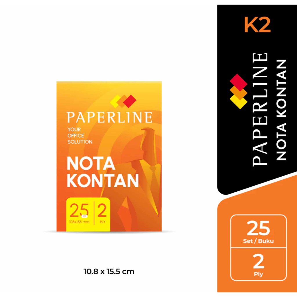 

Paperline Nota Kontan K2 NCR Putih Bersih Nyata