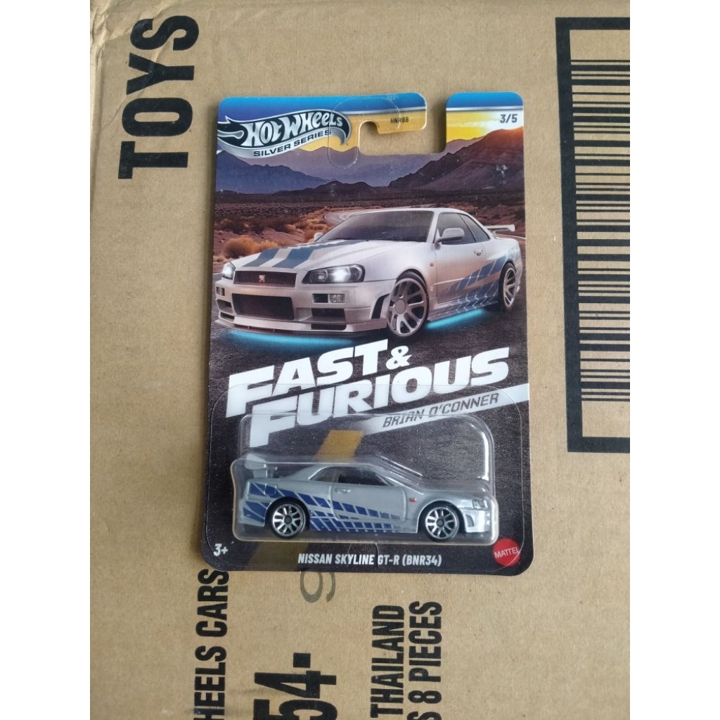 Hotwheels fast&forius Nissan Skyline R34
