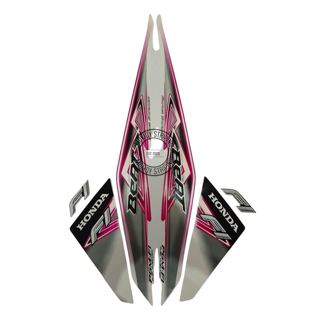 STIKER STRIPING BEAT FI 2013 PUTIH