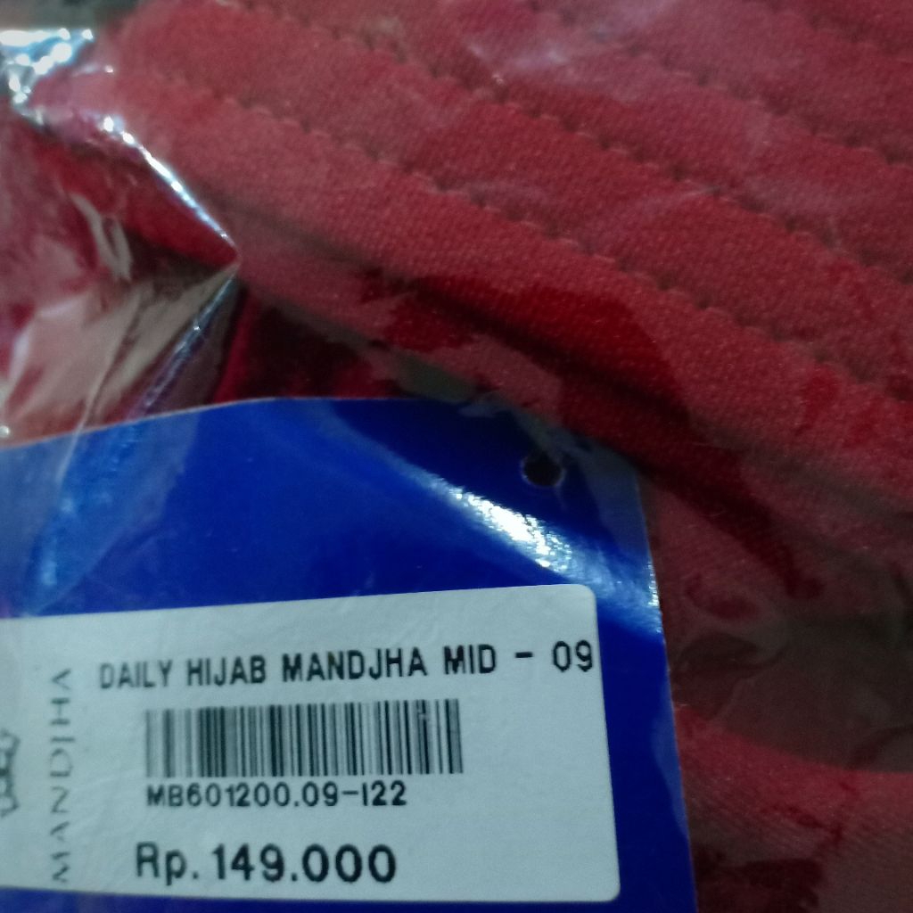 Mandjha Bergo Ivan Gunawan Fashion Original Scarf Mid Pet Maroon Ungu Kode 09,Ready Banyak Warna Lai