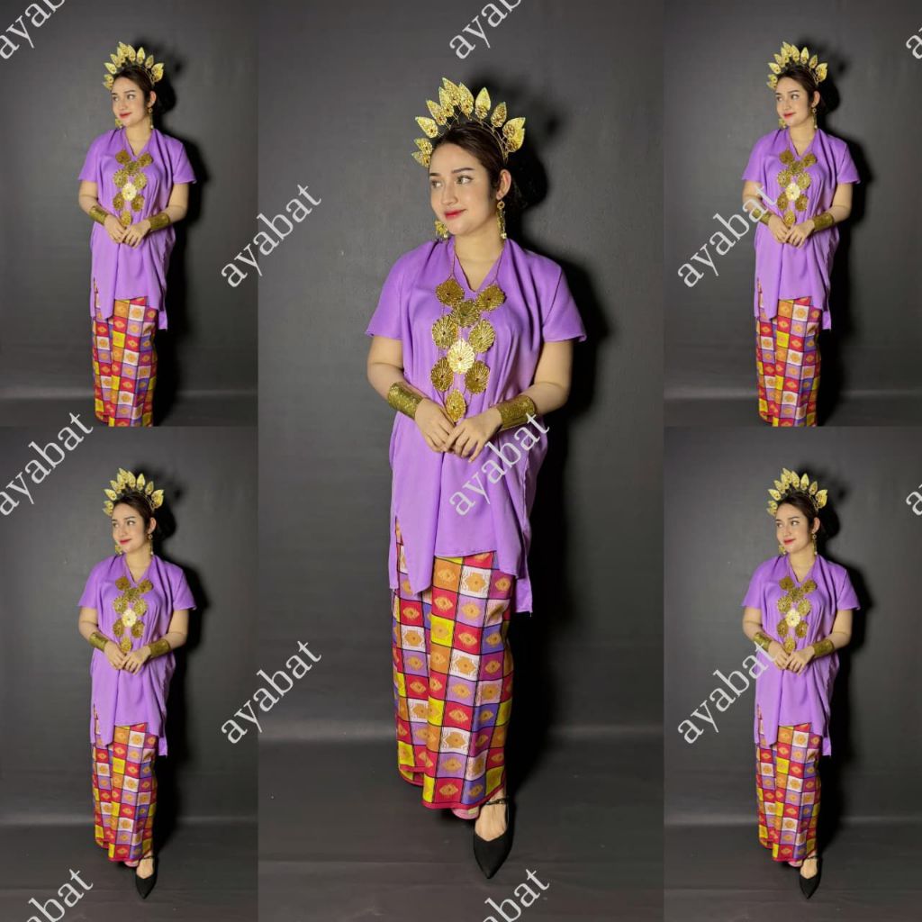 Set Baju Bodo Modern Premium – Baju Adat Bugis Wanita Elegan

