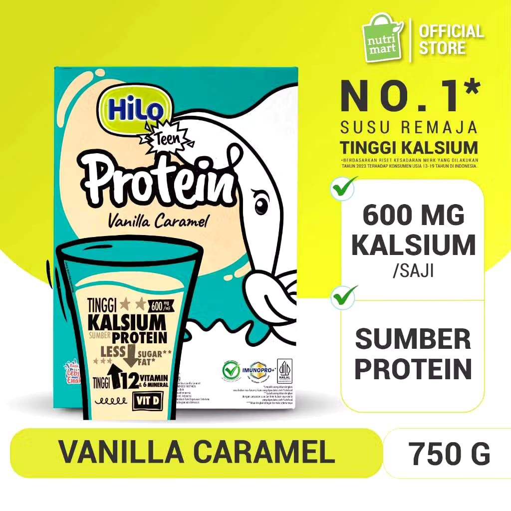 

Hilo teen vanilla caramel 750gr